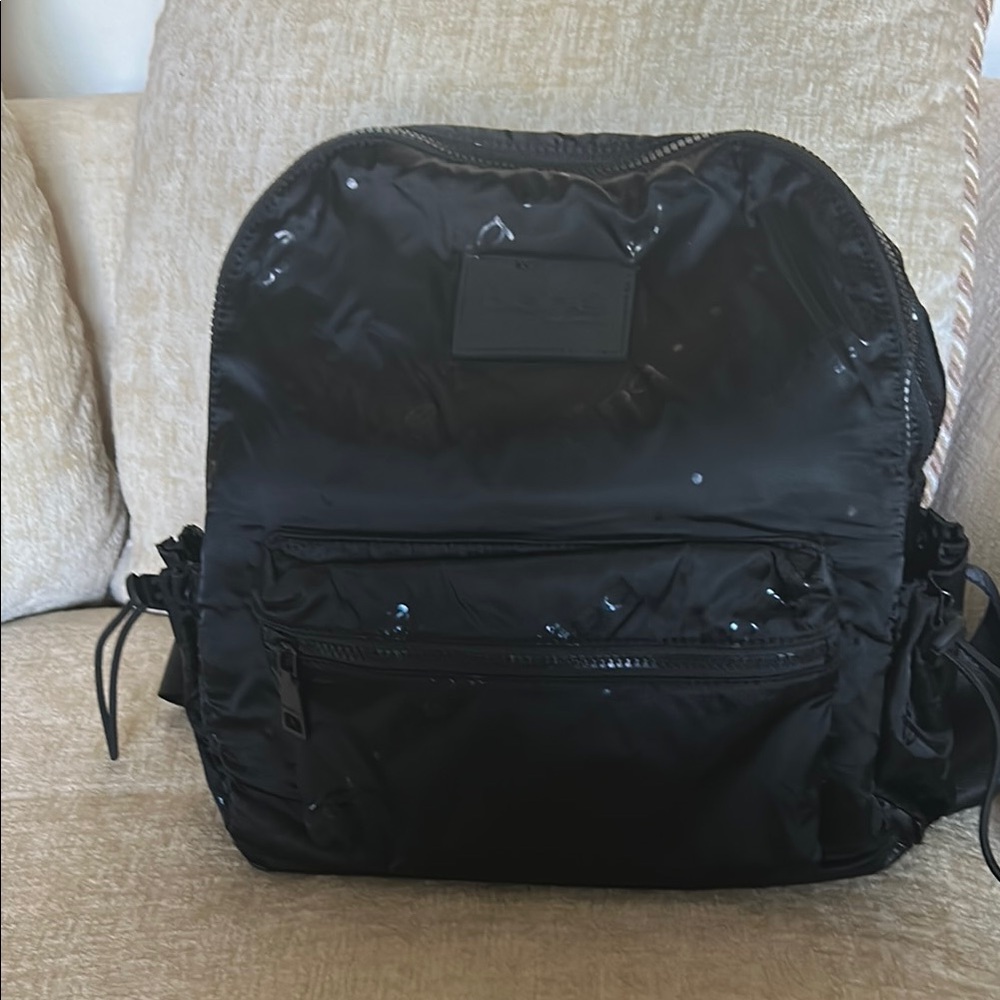 Bebe Black Nylon Backpack With Multiple Compartme… - image 1